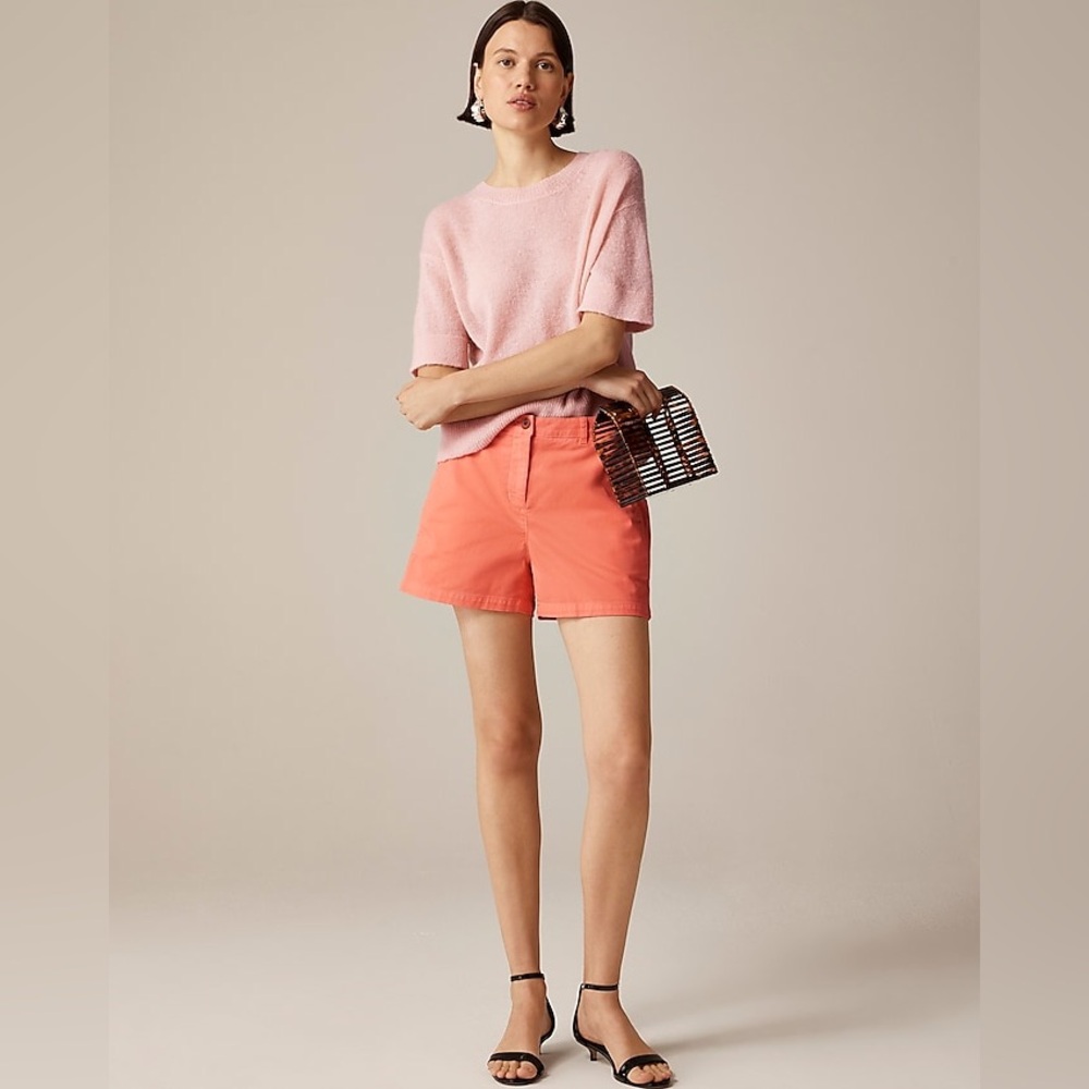J.Crew Coral Chino Shorts NWT